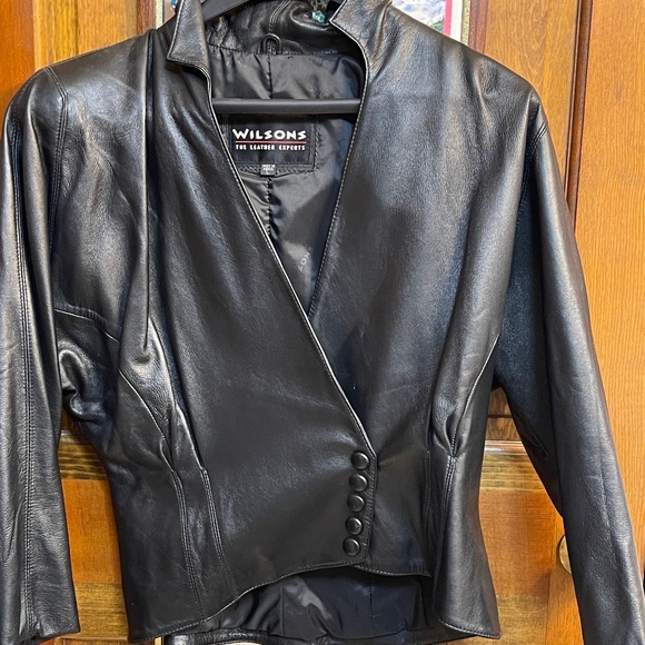 Wilsons Black Leather jacket